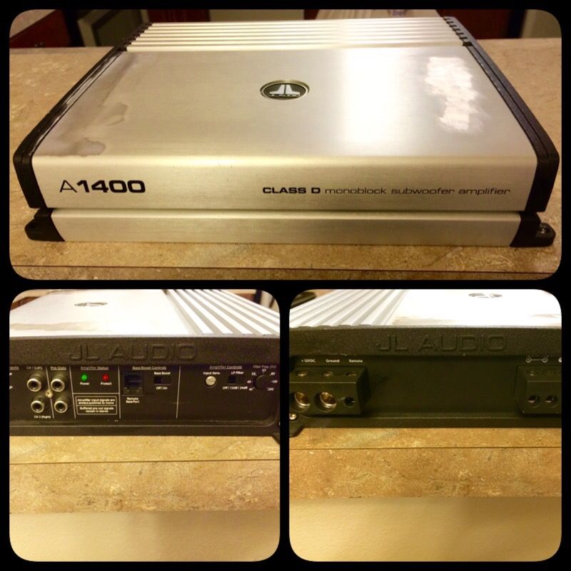 JL Audio A1400 Class D monoblock subwoofer amplifier