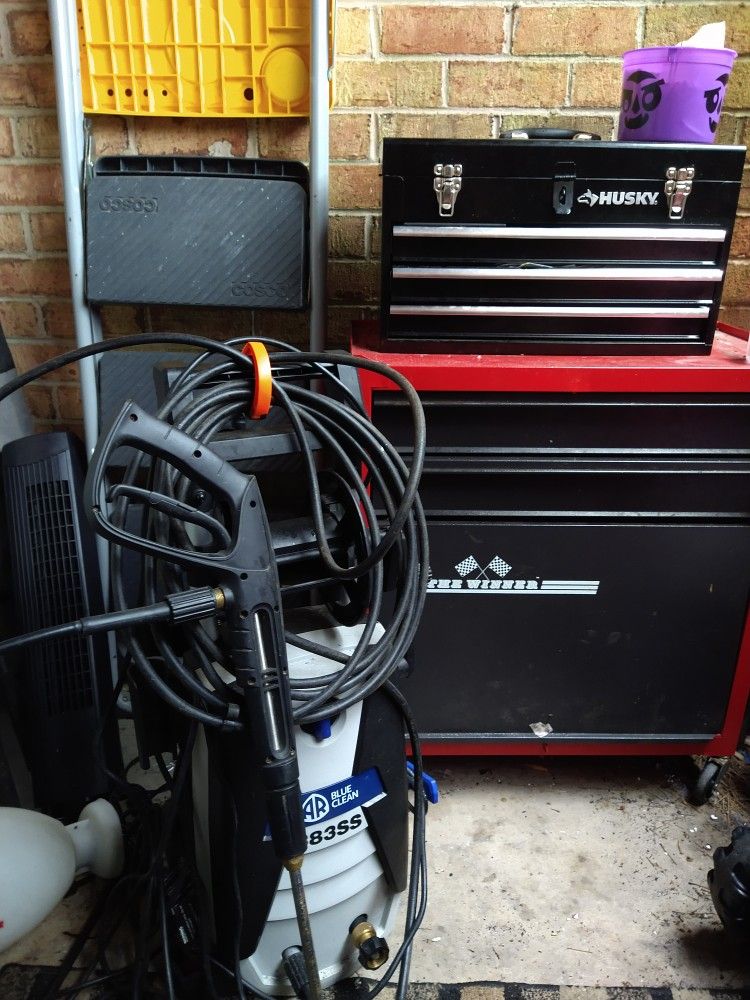 Toolbox/Ladder/Pressure Washer 