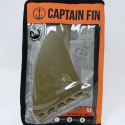 *Brand New Captain Fin Co. Jeff McCallum Twinzer 5.5” Surfboard Fins – Brown