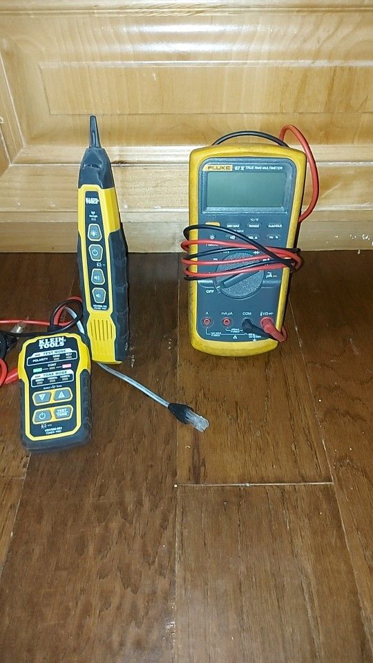 Fluke Multimeter And Klein Tools Testers