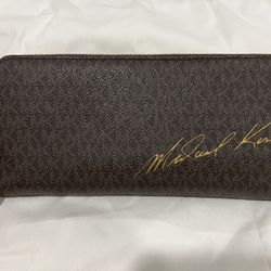 Michael Kor Monogram Signature Wallet