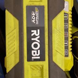 RYOBI 40V Battery & Charger