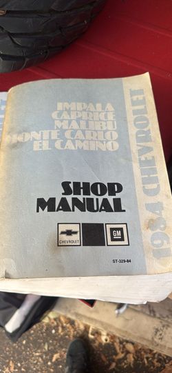 1984 original Chevy manual