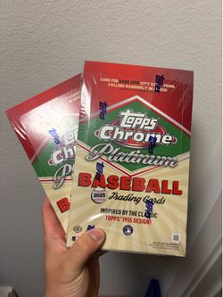 New/Sealed Topps Chrome Platinum Hobby Box (qty 2) - 100% Authentic