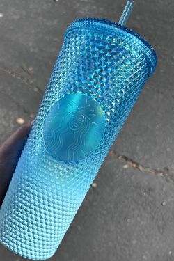 Starbucks Cup Blue Aqua Splash Ombré