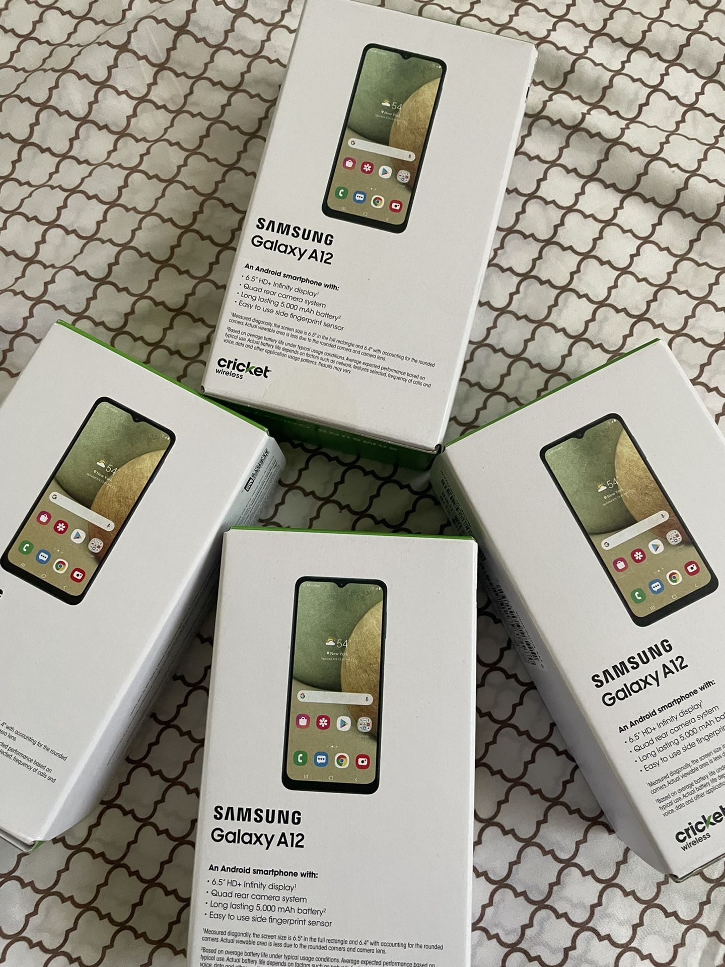 Samsung Galaxy A 12 For Each $120, CRICKET