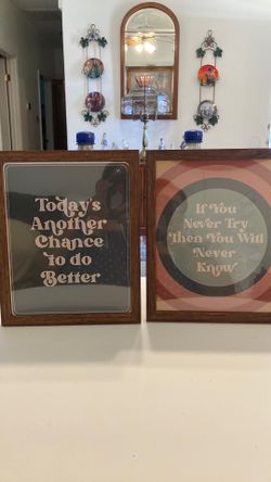Brand New 8x10 s  Motivational sayings light weight both one price no deliveries no holds