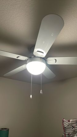 Hampton bay white ceiling fan