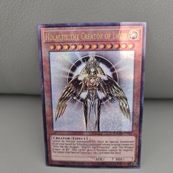 New Holactie the creator of light yugioh PROXY quarter century secret rare card