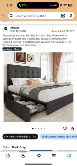 Full size bed