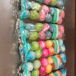 Plastic Glitter Eggs They Were $2 Each Bag 