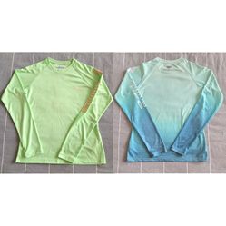 Columbia Women's XS Long Sleeve PFG Omni Tee Shirt 2pc Set, New