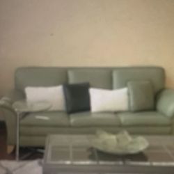 3pc Sea Foam Green -Italian Leather Set
