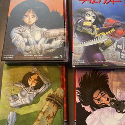 Battle Angel Alita Deluxe Editions Vol. 1-4