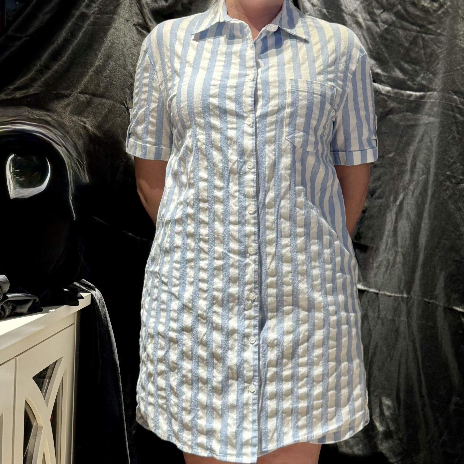 By Egreis T-Shirt Button Up Dress