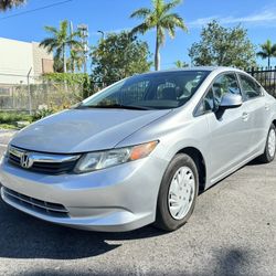 2012 Honda Civic LX Gray 1.8L For Sale
