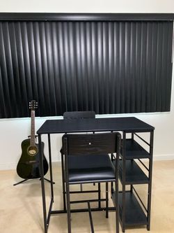 1+2 Storage Shelves Dinner Table