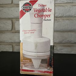 NEW Norpro Vegetable Chopper – Fast Manual Food Chopper w/ Box