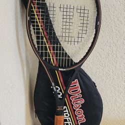 Wilson Pro Staff 85 Very Rare St. Vincent  Tennis Racquet 4 3/8 Cap code JIIQ