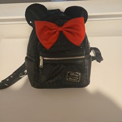 Black Sequins Lounge Fly Backpack