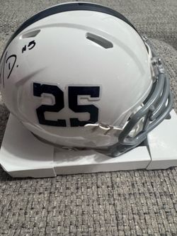Jahan Dotson Penn State Nittany Lions Signed Autograph Mini Helmet - Beckett