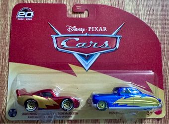 Disney Pixar Cars 20th Anniversary Lightning McQueen & Doc Hudson 2-Pack