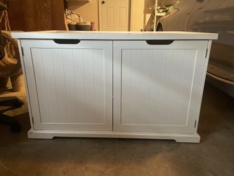 Hidden Litter Box Cabinet