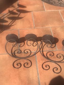 Home interior candleholders