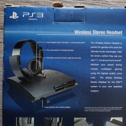 PlayStation wireless headset $70.00