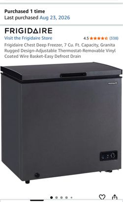 Frigidaire deep cooler/freezer