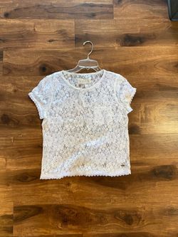 Abercrombie & Fitch White Lace Top