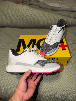 NEW G/FORE Men’s Perforated MG4+ Golf Shoes - Snow/Nimbus Size 7
