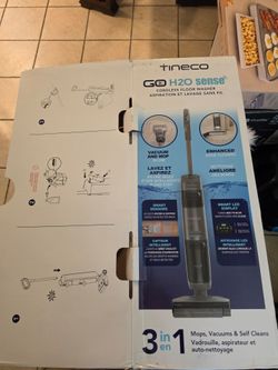 Tineco GO H2O SENSE Wet/Dry Mop & Vacuum with Mess Detection