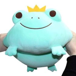 14 inch Stuffed Squishy Frog, both Prince and Princess available!