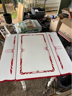 Vintage Table With Spindle Legs