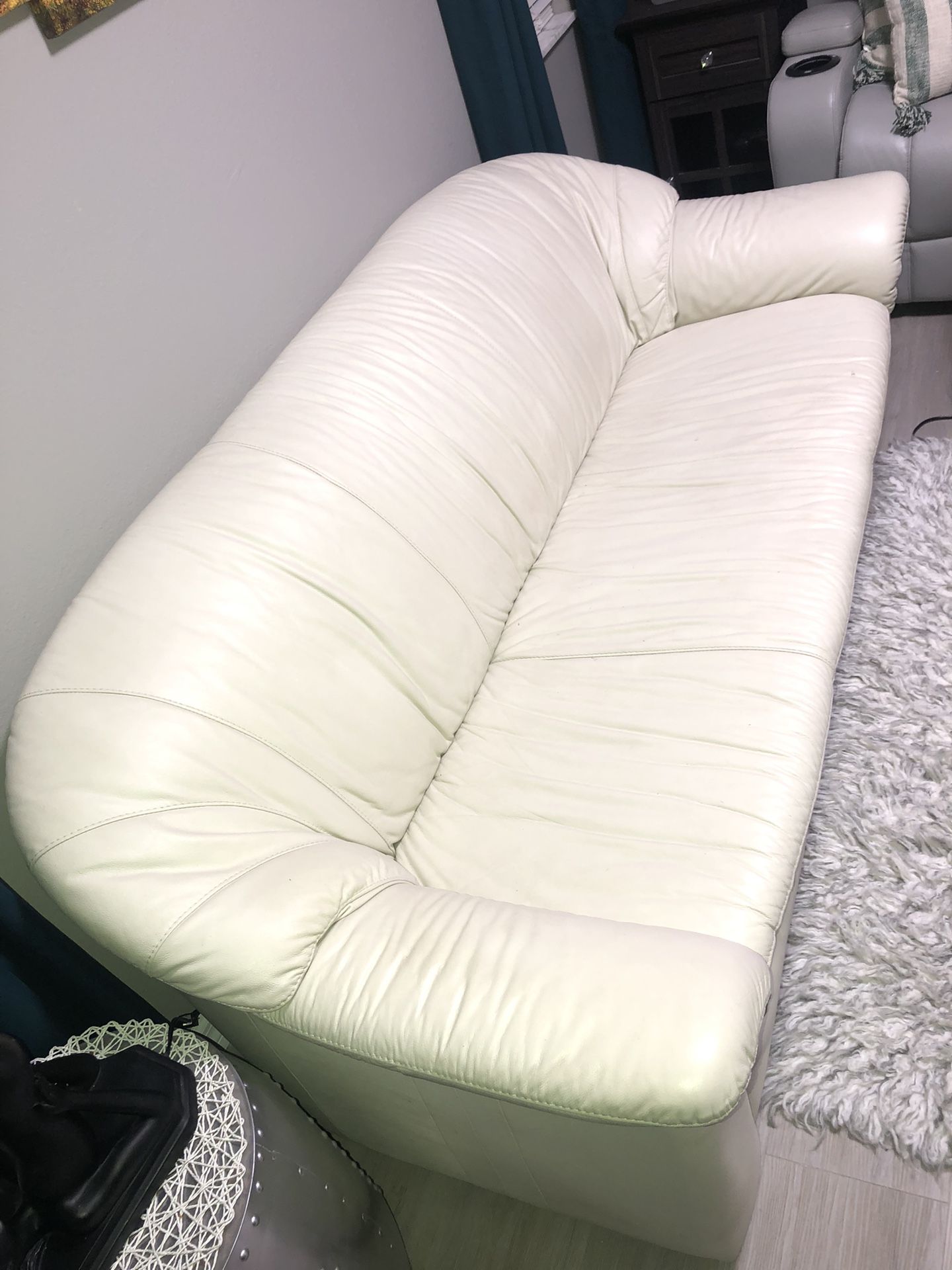 Scandinavian Leather Couch
