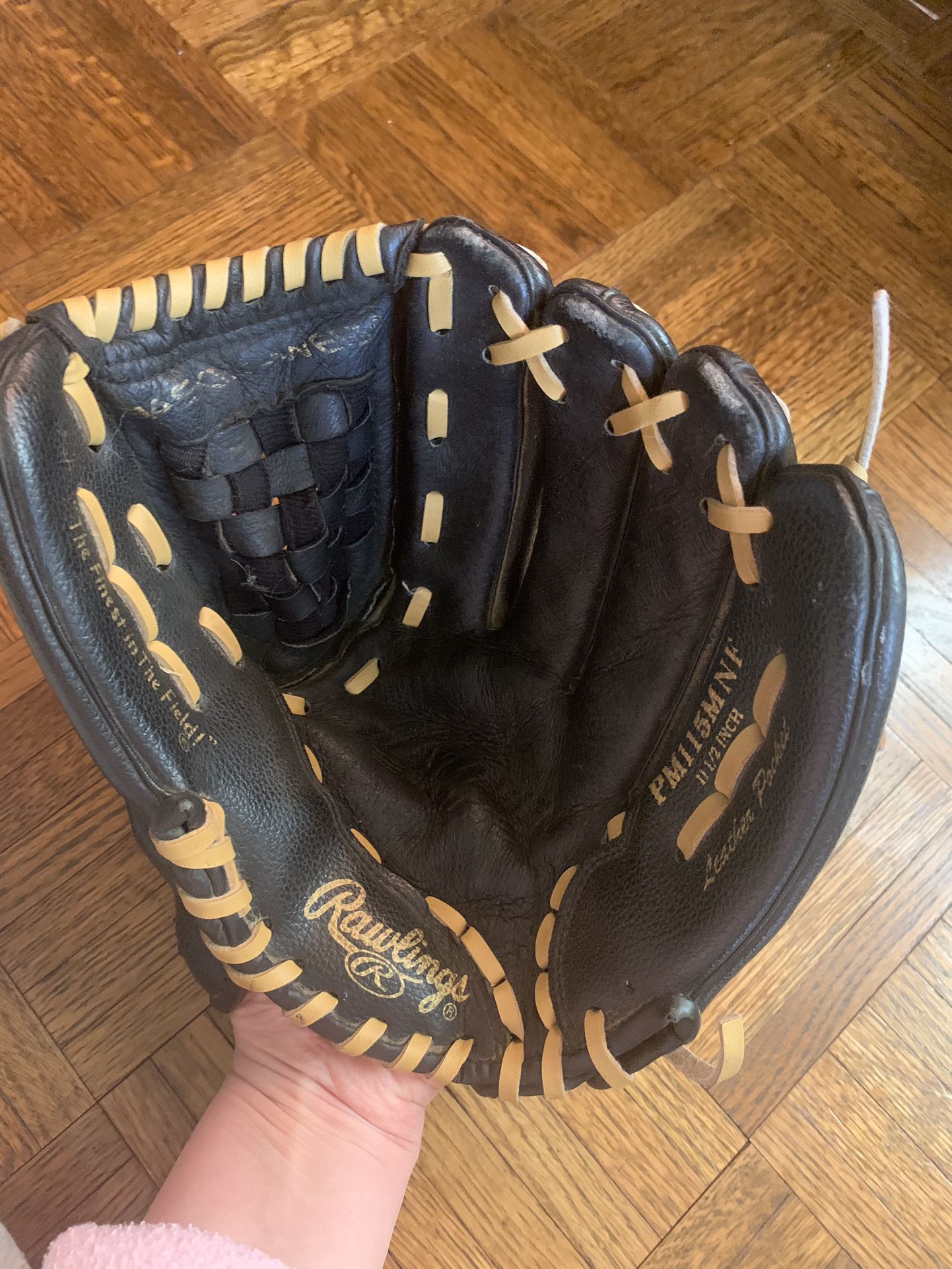 Rawlings PM115MNF Adjustable Zero Shock Glove Leather RHT  11.5”