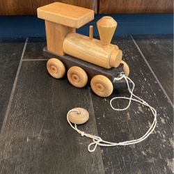 Wooden Train Pull Toy