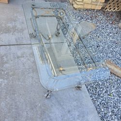 Two Glass Table