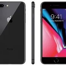 iPhone 8 Plus 64GB Space Gray Unlocked **Cracked in Bottom Left Conner**