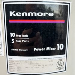 Water Heater Kenmore