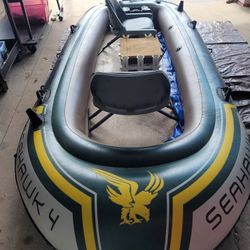 Intex Seahawks 2 Person Inflatable Personal Boat
