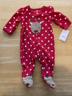 NWT Just One You Fleece Sleeper