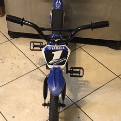 Yamaha 12’ moto Bmx Boys Bike Blue