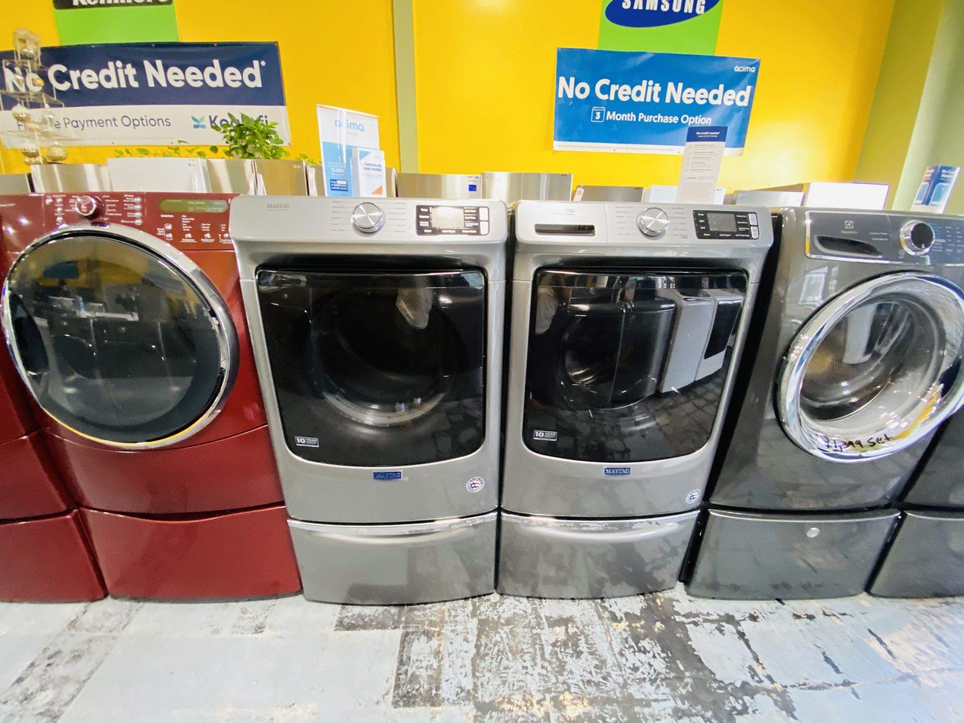 Washer And Dryer Maytag Gas No Credit Needed
