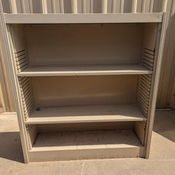 Metal Bookshelf With Adjustable Shelves 