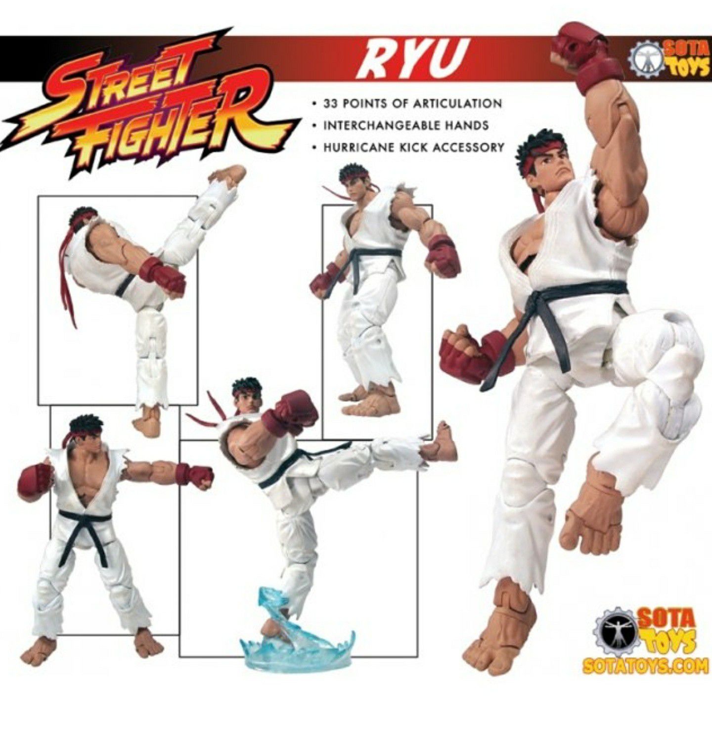 NEW Ryu figure SOTA TOYS 2007