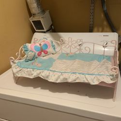 Battat light pink bed for an 18” doll