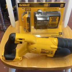 20-Volt MAX Cordless Reciprocating Saw with Battery and Charger 