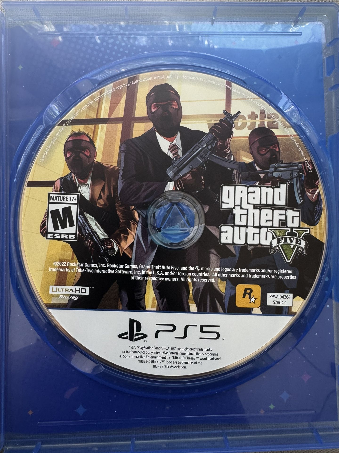 Ps5 Gta 5 Game Only Playstation 5 Grand Theft Auto 5 Disk Only